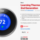 Nest Learning Thermostat Second Generation, $160